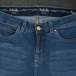 Rafaella Women’s Denim Straight Leg Dark Blue Jeans size 14